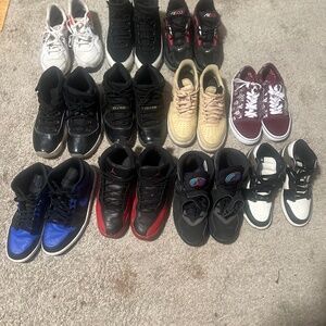 Selling shoes sizes 8.5-10.5 message for offers! Will clean all shoes